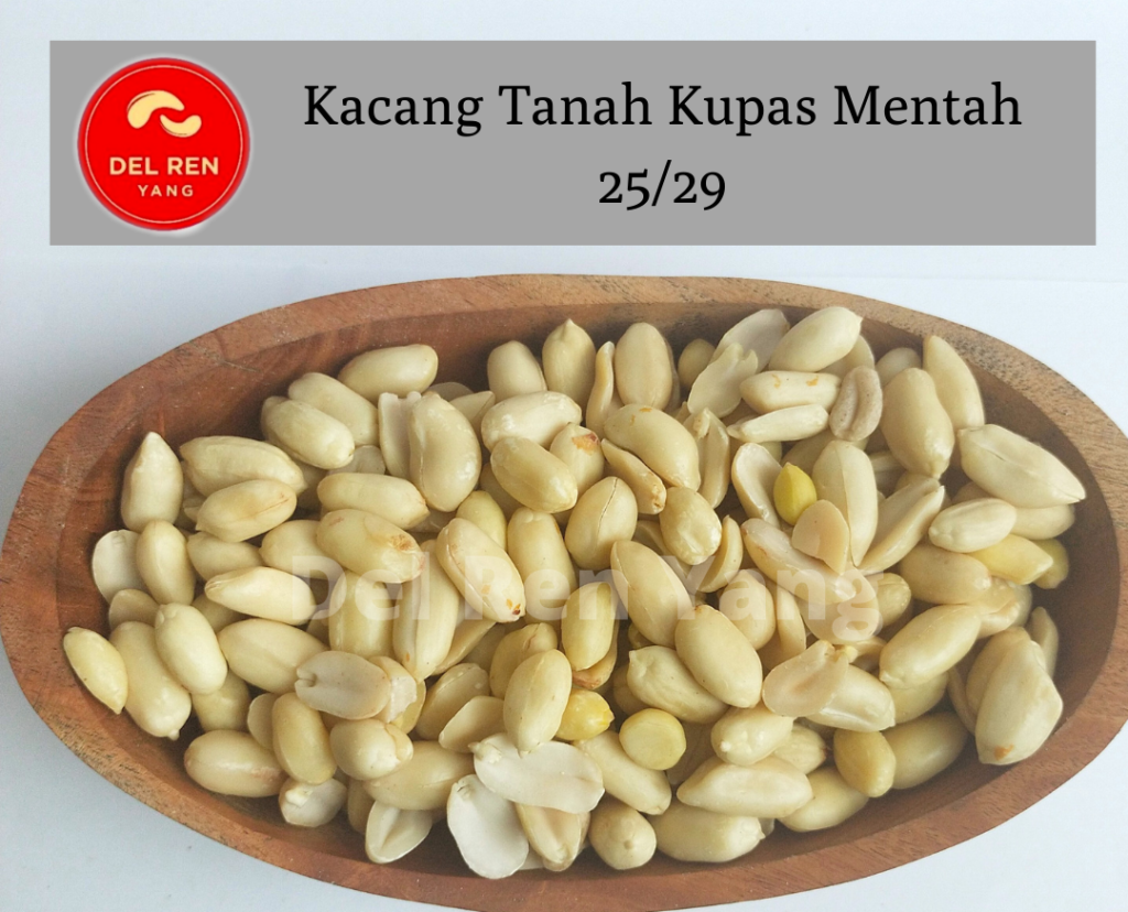 Kacang Tanah Kupas Jumbo 25/29
