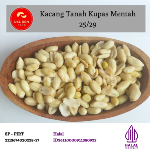 Kacang Tanah Kupas Jumbo 25/29