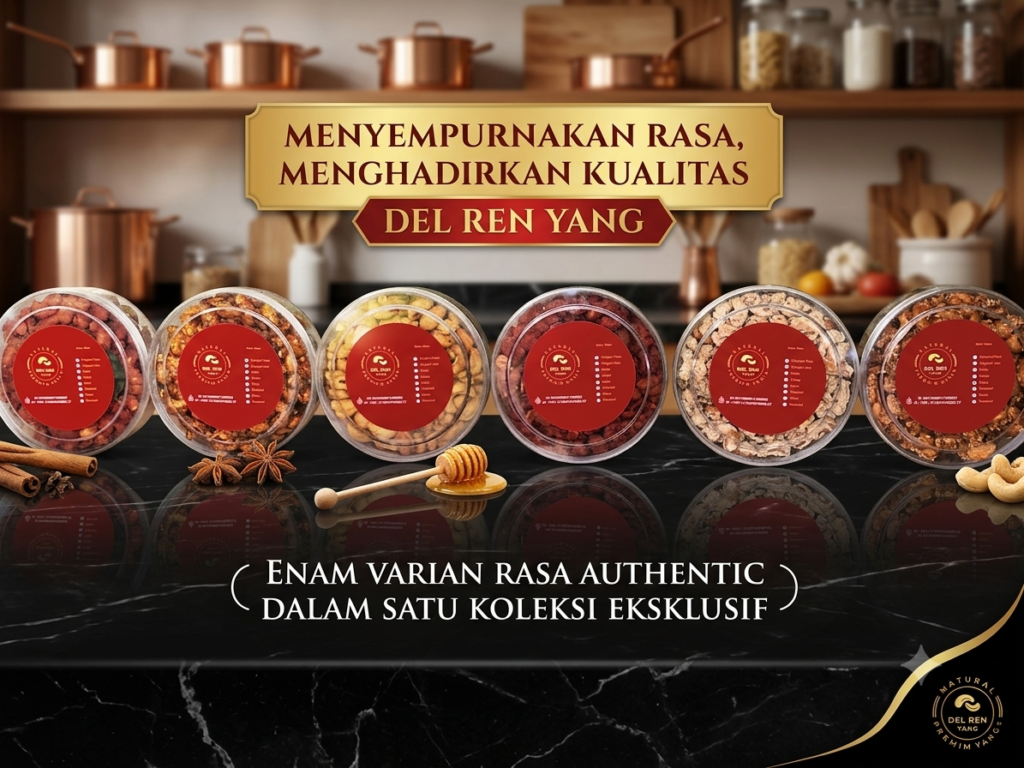 Kacang Mete Super Premium 300gr Toples Pipih - Pilihan Rasa