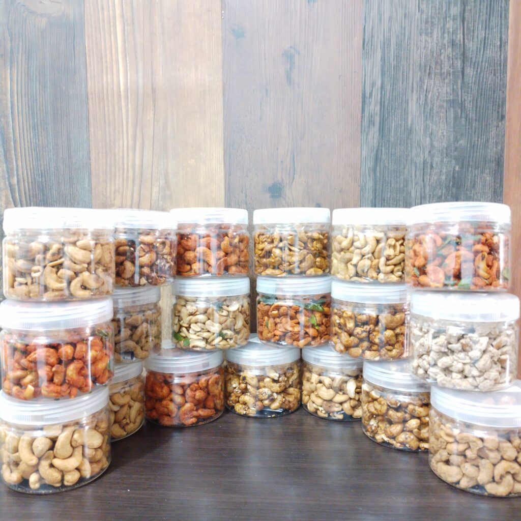 Kacang Mete Goreng Super Biasa 250gr Toples Tabung - Pilihan Rasa