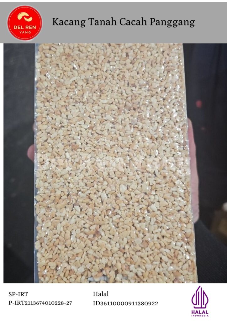KACANG TANAH CACAH PANGGANG SERBAGUNA - DEL REN YANG